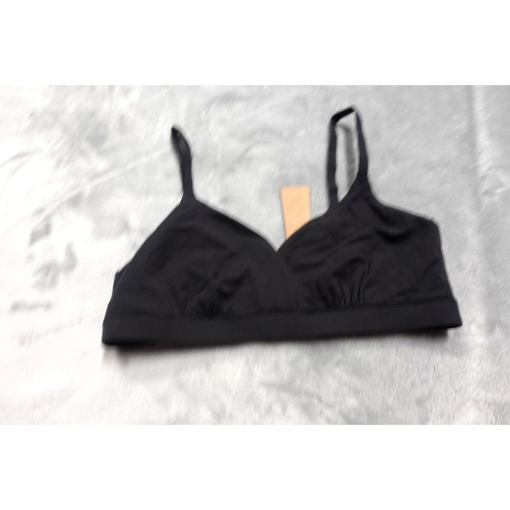SKIMS Small Black Onyx Fits Everybody Crossover Bralette‎ BR-TRI-9199 NWT